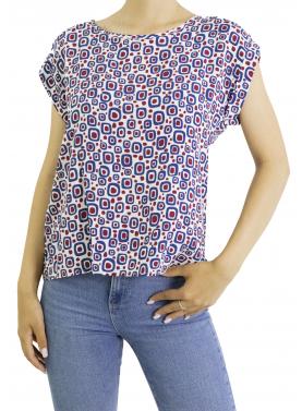 Blusa fantasia girocollo